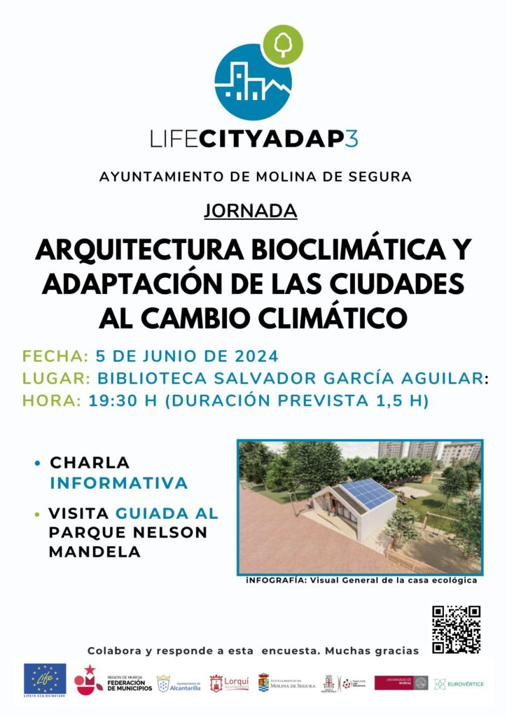 Proyectos Europeos Molina Proyecto LIFE CITYadaP3 Jornada informativa Día 5 CARTEL